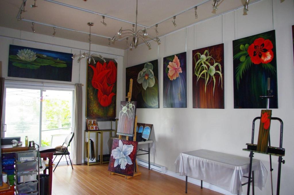 Atelier Galerie Anne Drouin Peinture & Pension Sainte-Julie Exterior foto